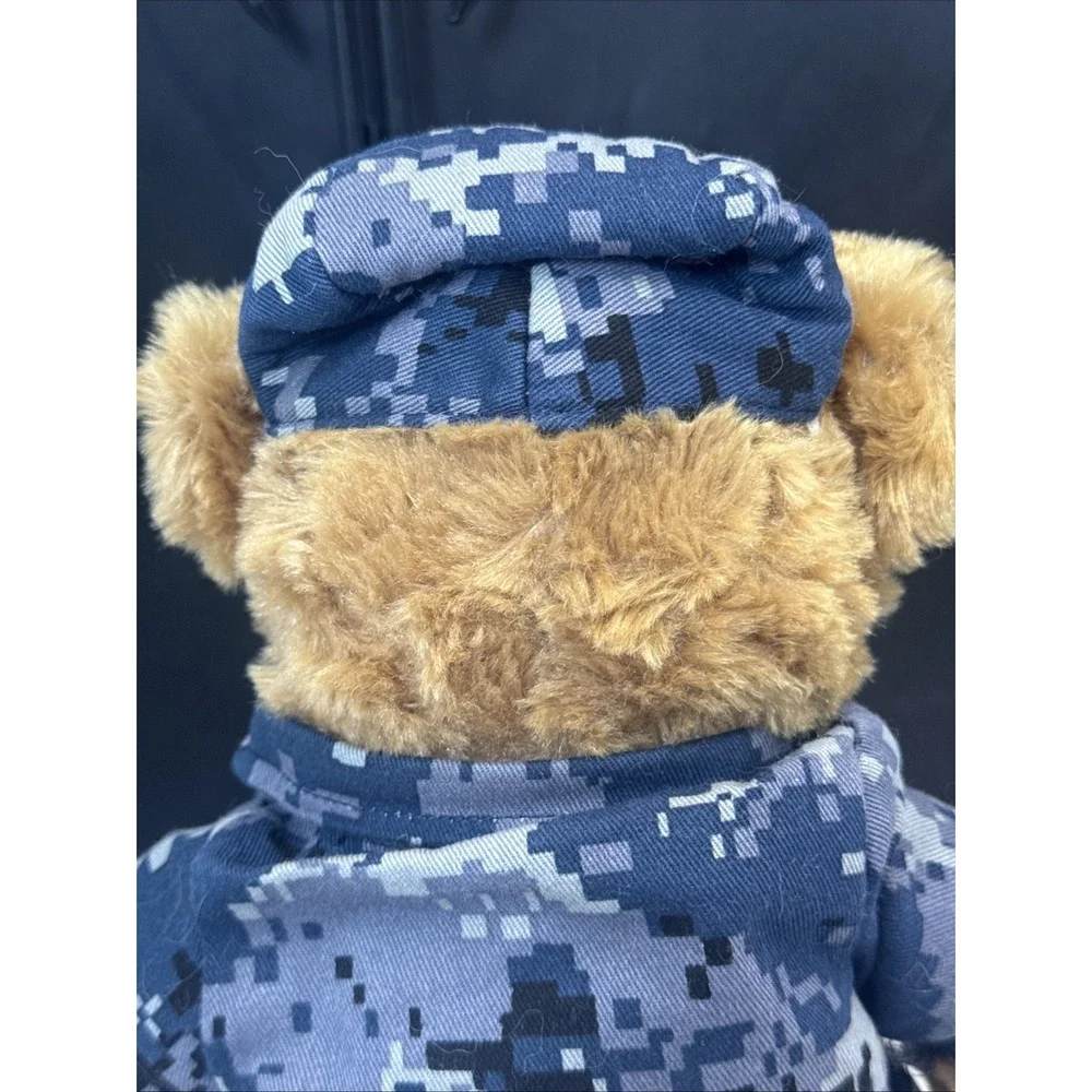 Chelsea's U.S.  Navy Teddy Bear Stuffed Animal Outfit Blue Gray Uniform 11